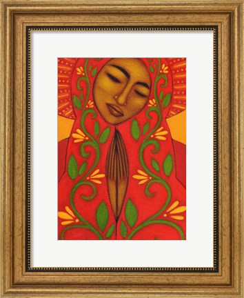 Framed Red Madonna Print