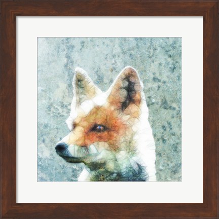 Framed Abstract Fox Print