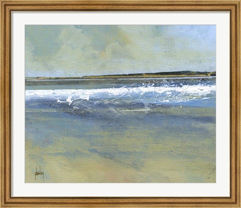 Framed Estuary Wave Print