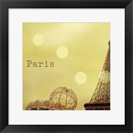 Framed Memories of Paris Print
