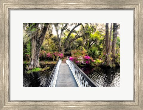 Framed Garden Bridge Print