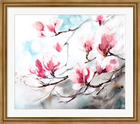 Framed Magnolia, Spring Print