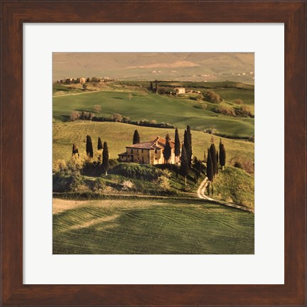 Framed Tuscan Villa Print