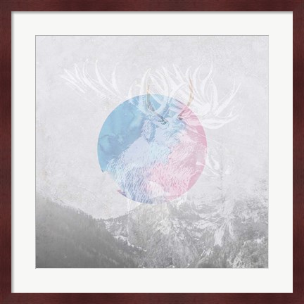 Framed Moose 2 Print