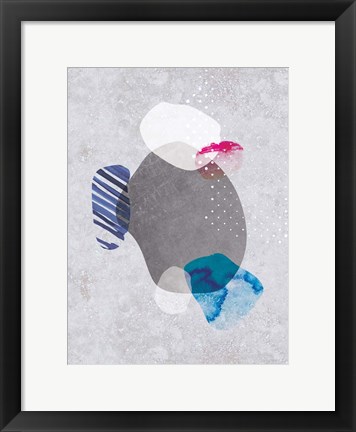 Framed Tidal Impressions No. 2 Print