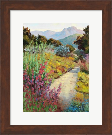 Framed Garden Path Print