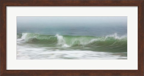Framed Surfside Beach in Fog Print