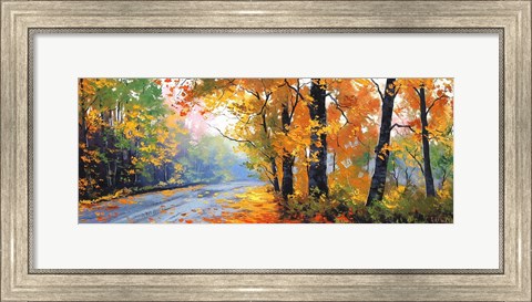 Framed Autumn Backlight Print