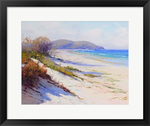 Framed Port Stephans Beach Sands Print