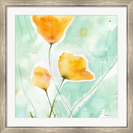 Framed Precious Poppies Print
