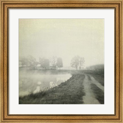 Framed Foggy Sunrise Print