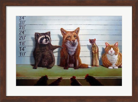 Framed Usual Suspects Print