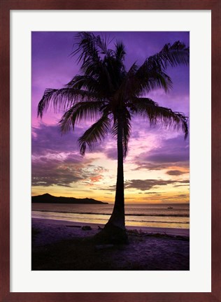 Framed Brasalito Bay, Costa Rica Print