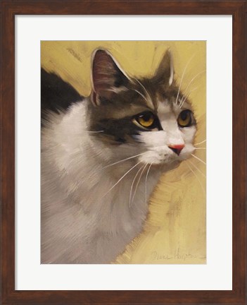 Framed Derby Cat Print