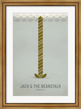 Framed Jack and the Beanstalk Print