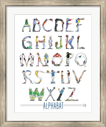 Framed Alphabat Print