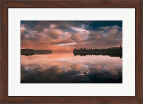 Framed Western Sunset Print