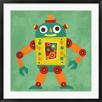 Framed Robot 1 Print