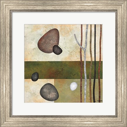 Framed Sticks and Stones VI Print