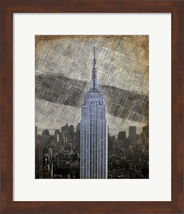 Framed New York II Print
