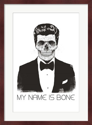 Framed My Name is Bone Print