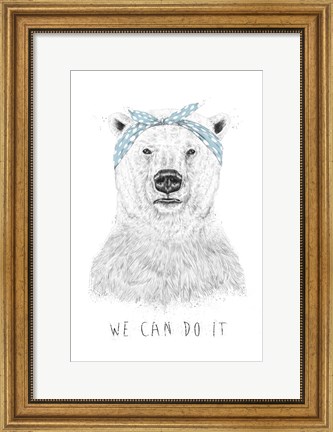 Framed We Can Do It Print