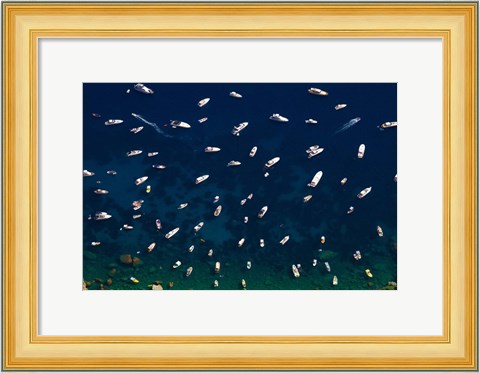 Framed Boat Conference - Amalfi Coast Print