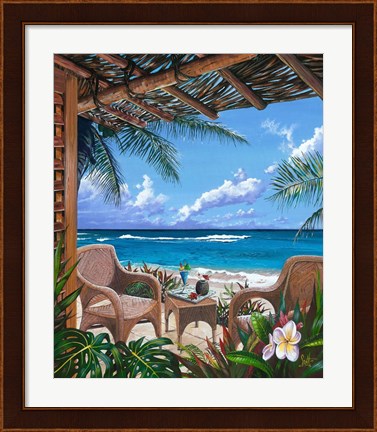 Framed Paradise Porch Print