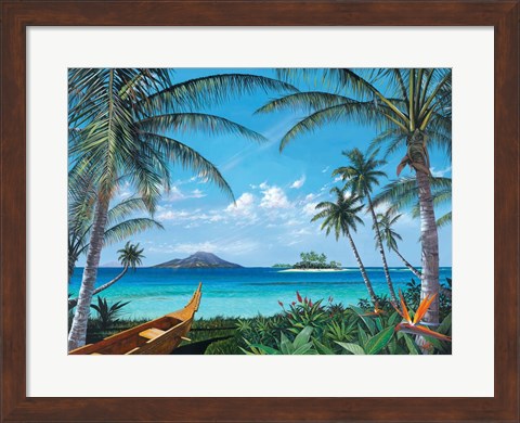 Framed Tropic Travels Print