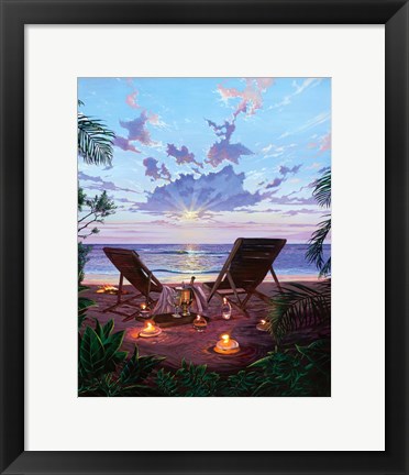 Framed Two If by Sea Print