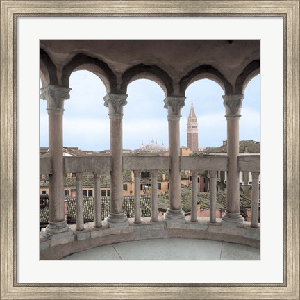 Framed Arches with Campanile Vista Print