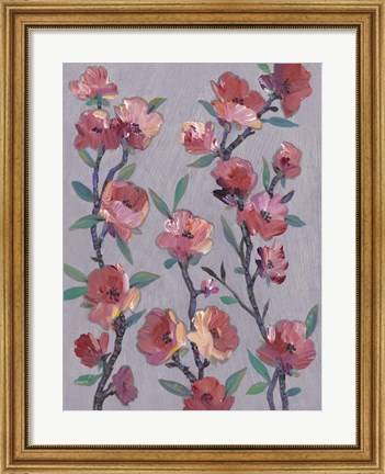 Framed Twigs in Bloom I Print