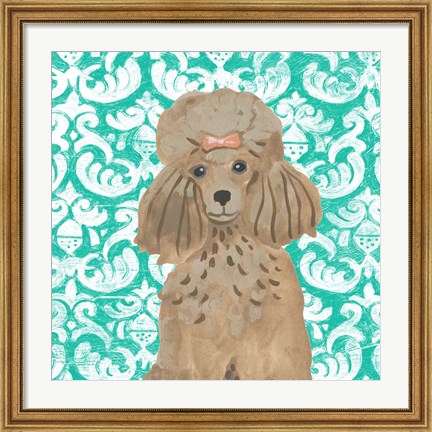 Framed Parlor Pooches II Print