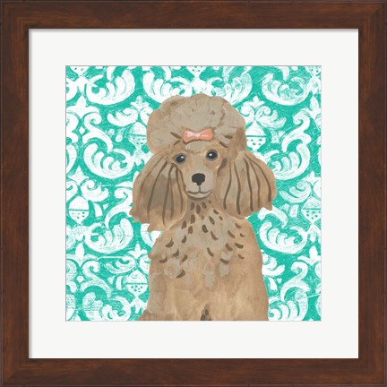 Framed Parlor Pooches II Print