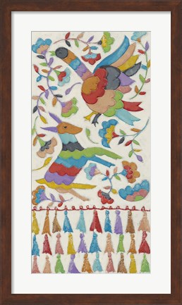 Framed Animal Tapestry I Print