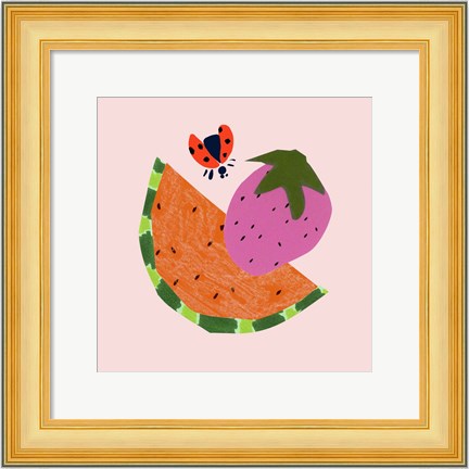 Framed Strawberry Fields II Print