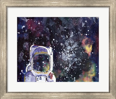 Framed Night Sky I Print