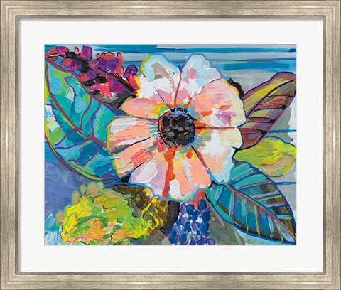 Framed Island Flowers Print