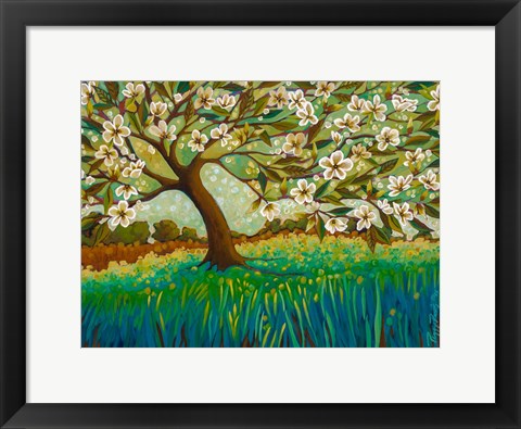 Framed Magnolian Grace Print