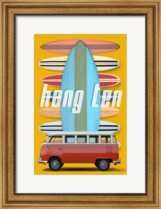 Framed Hang Ten Print