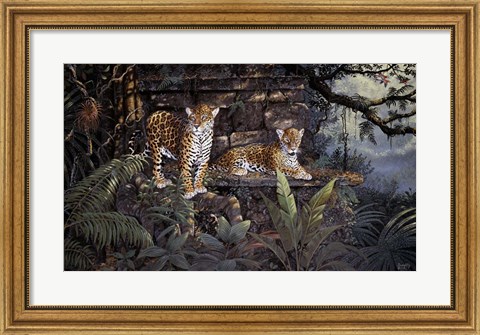 Framed Jaguars Print