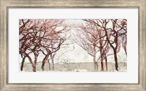 Framed Rusty Trees Print