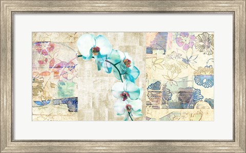 Framed Kaleidoscope Orchid II Print