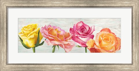 Framed Funky Roses Print