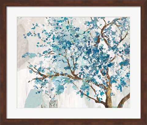 Framed Indigo Oak Print