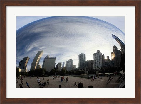 Framed Bean Chicago Print