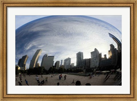 Framed Bean Chicago Print