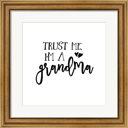 Framed Grandma Inspiration I Print