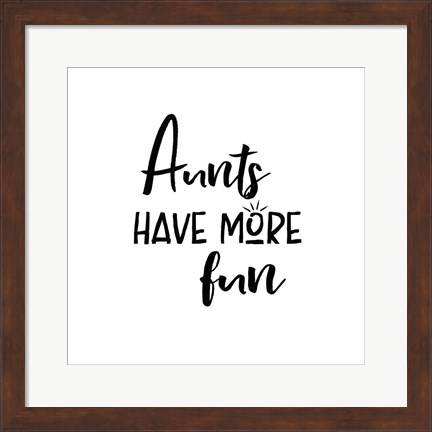 Framed Aunt Inspiration II Print