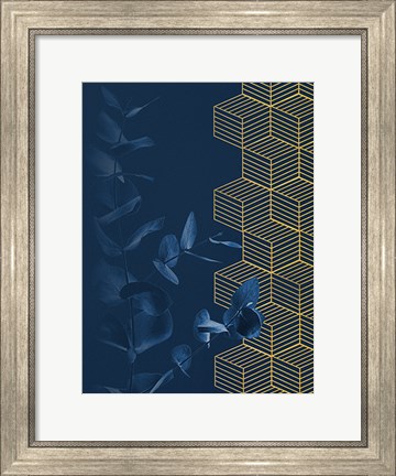Framed Blue II Print